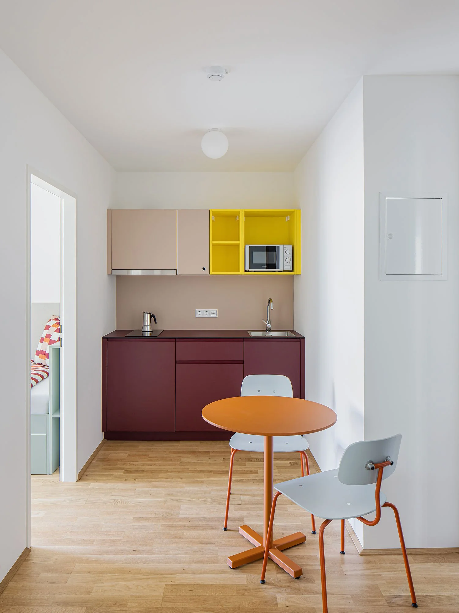 Gästehaus für Studierende, Innsbruck, Betina Hanel, Gerhard Manzl, Rubner Holzbau, Christian Flatscher, Architekturfotografie, Fotografie, Architektur, Tirol