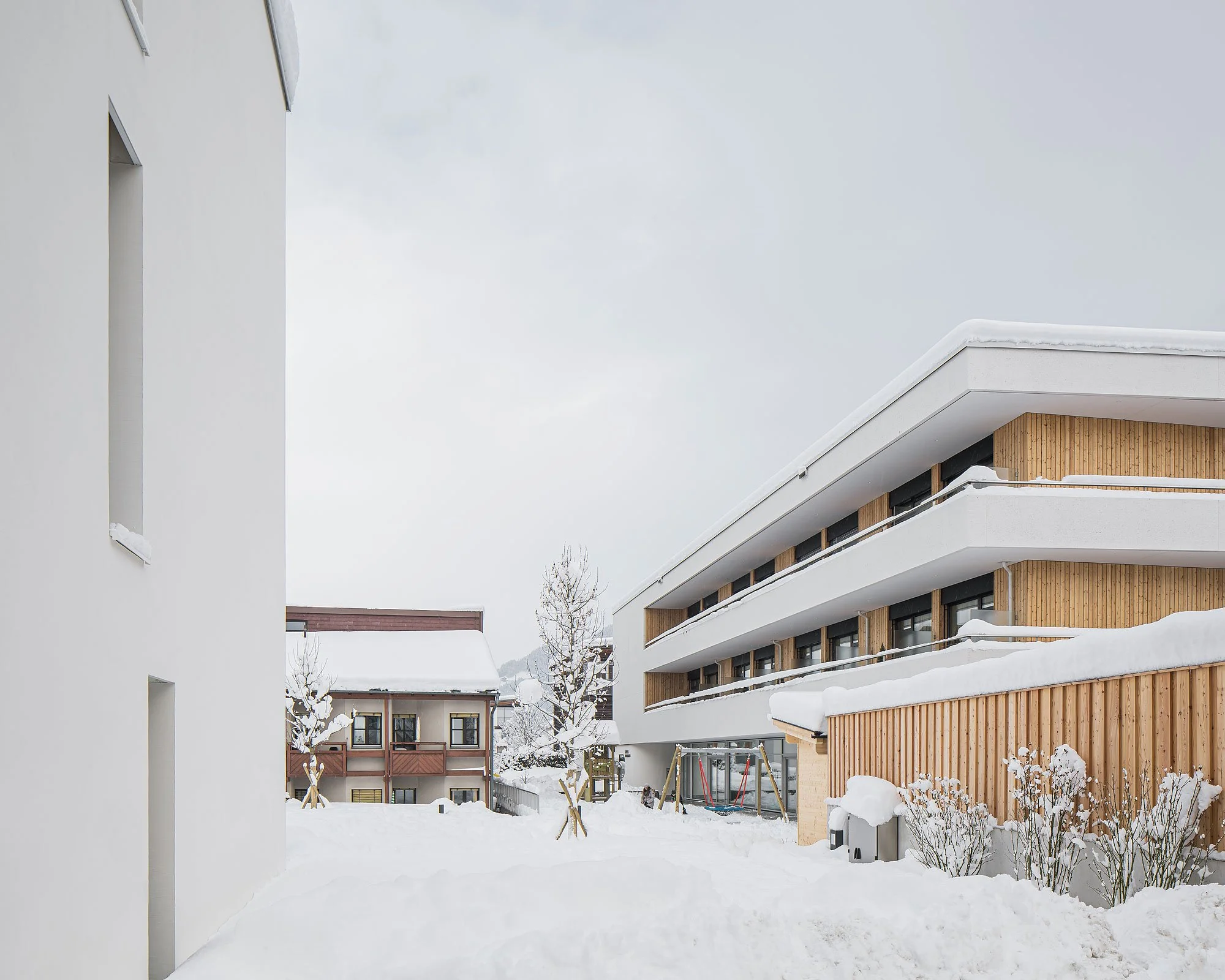 Altenwohnheim, Schwaz, Arno Fessler, Johannes Junker, Adam Architekturwerkstatt, Christian Flatscher, Architekturfotografie, Fotografie, Architektur, Tirol