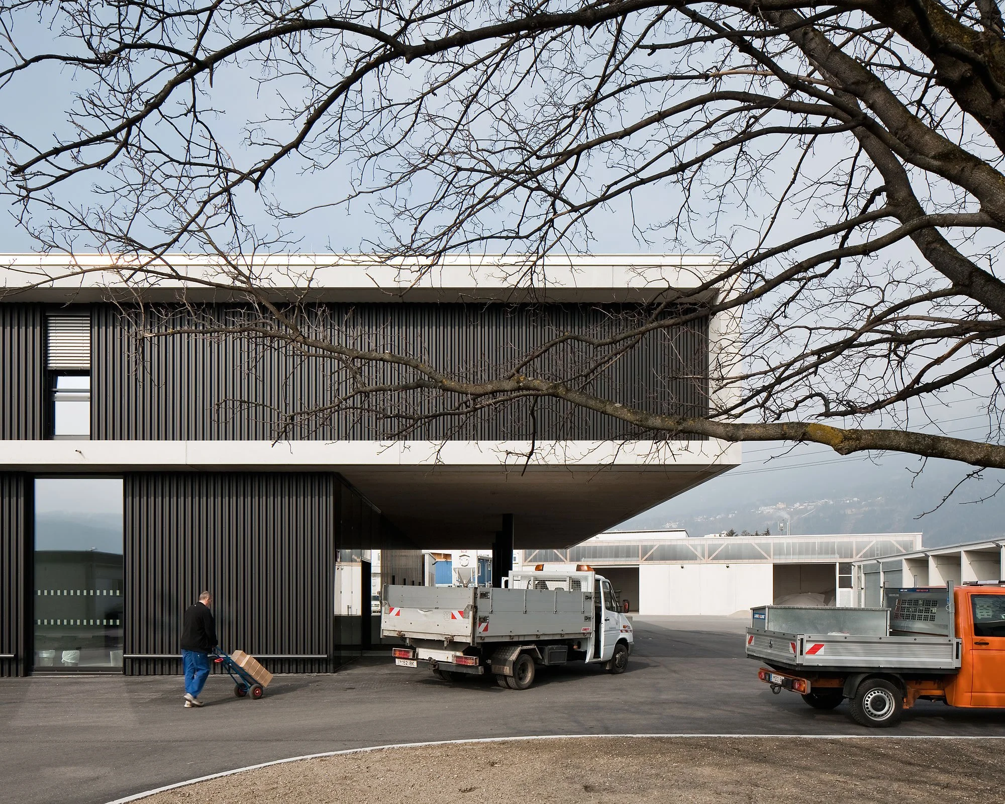 Straßenbauhof Rossau, Innsbruck, Dreiplus Architekten, Christian Flatscher, Architekturfotografie, Fotografie, Architektur, Tirol