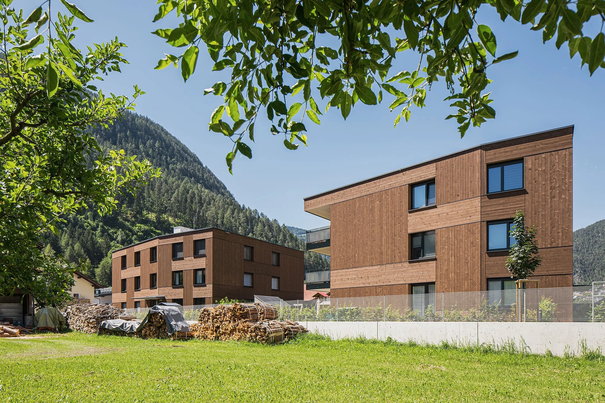 Wohnanlage Konrad Areal, Schönwies, Tabernig Zierl Architekten, Martin Tabernig, Alois Zierl, Christian Flatscher, Architekturfotografie, Fotografie, Architektur, Tirol