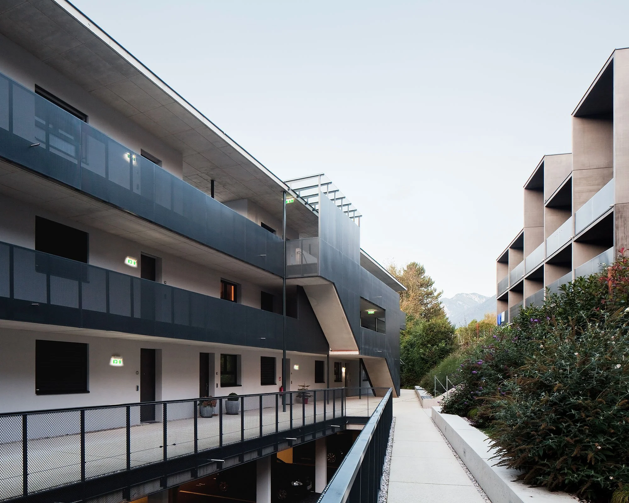 Wohnanlage Kreuzgasse 2, Innsbruck, Lorenz Ateliers, Peter Lorenz, Zima, Christian Flatscher, Architekturfotografie, Fotografie, Architektur, Tirol