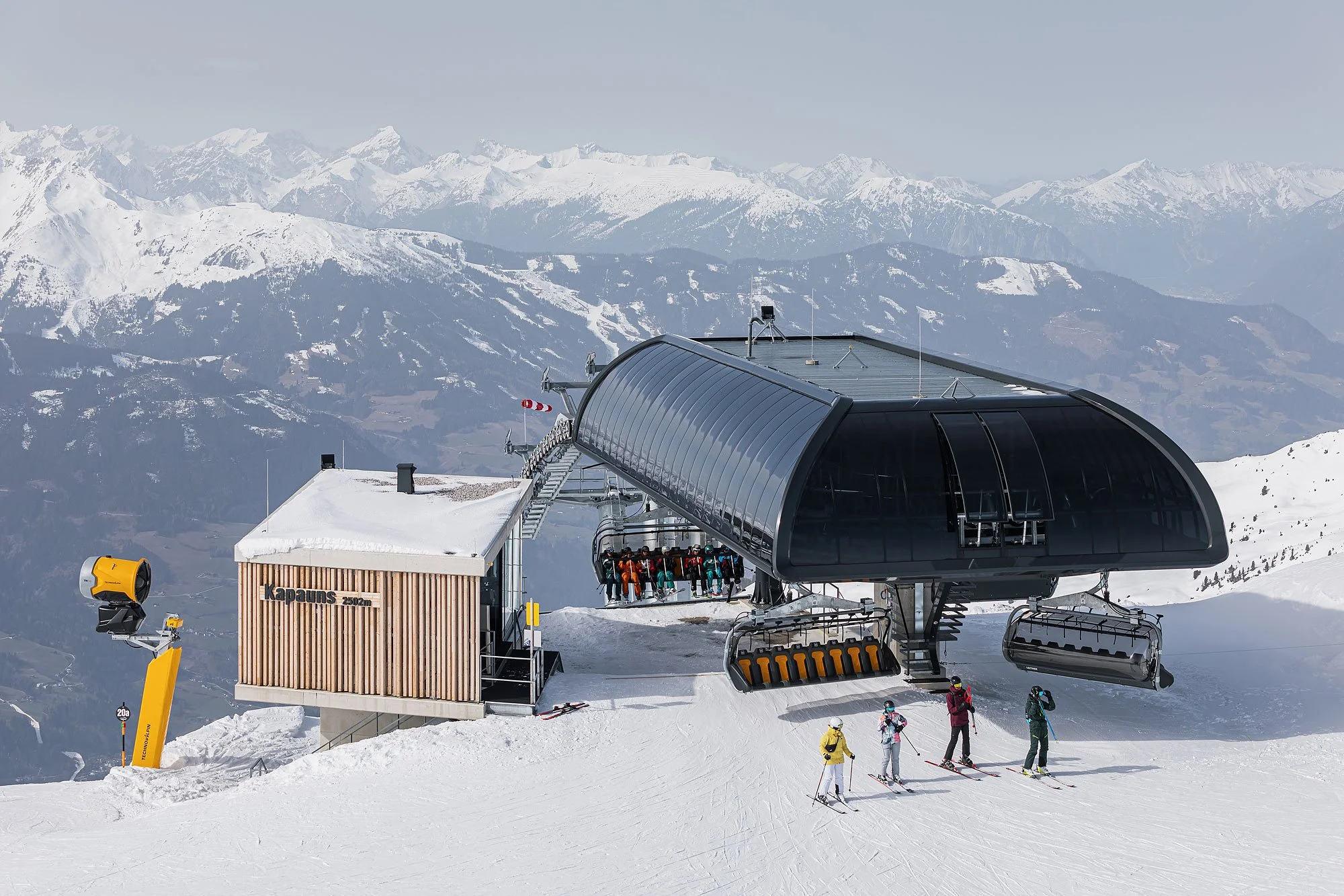 Liftstationen Wilde Krimml und Kapauns, Zell am Ziller, Snohetta Studio Innsbruck, Christian Flatscher, Architekturfotografie, Fotografie, Architektur, Tirol