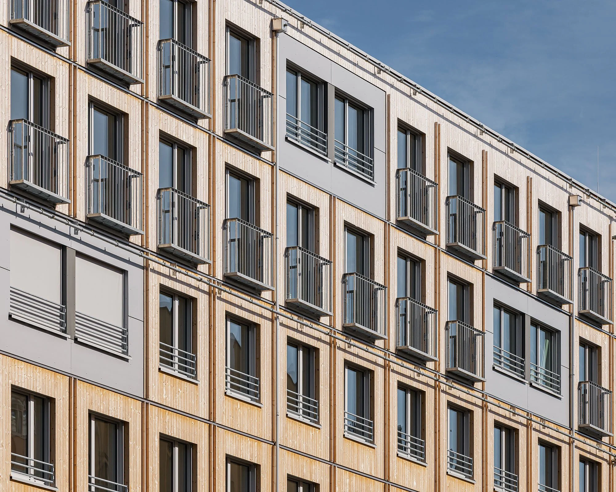 Gästehaus für Studierende, Innsbruck, Betina Hanel, Gerhard Manzl, Rubner Holzbau, Christian Flatscher, Architekturfotografie, Fotografie, Architektur, Tirol