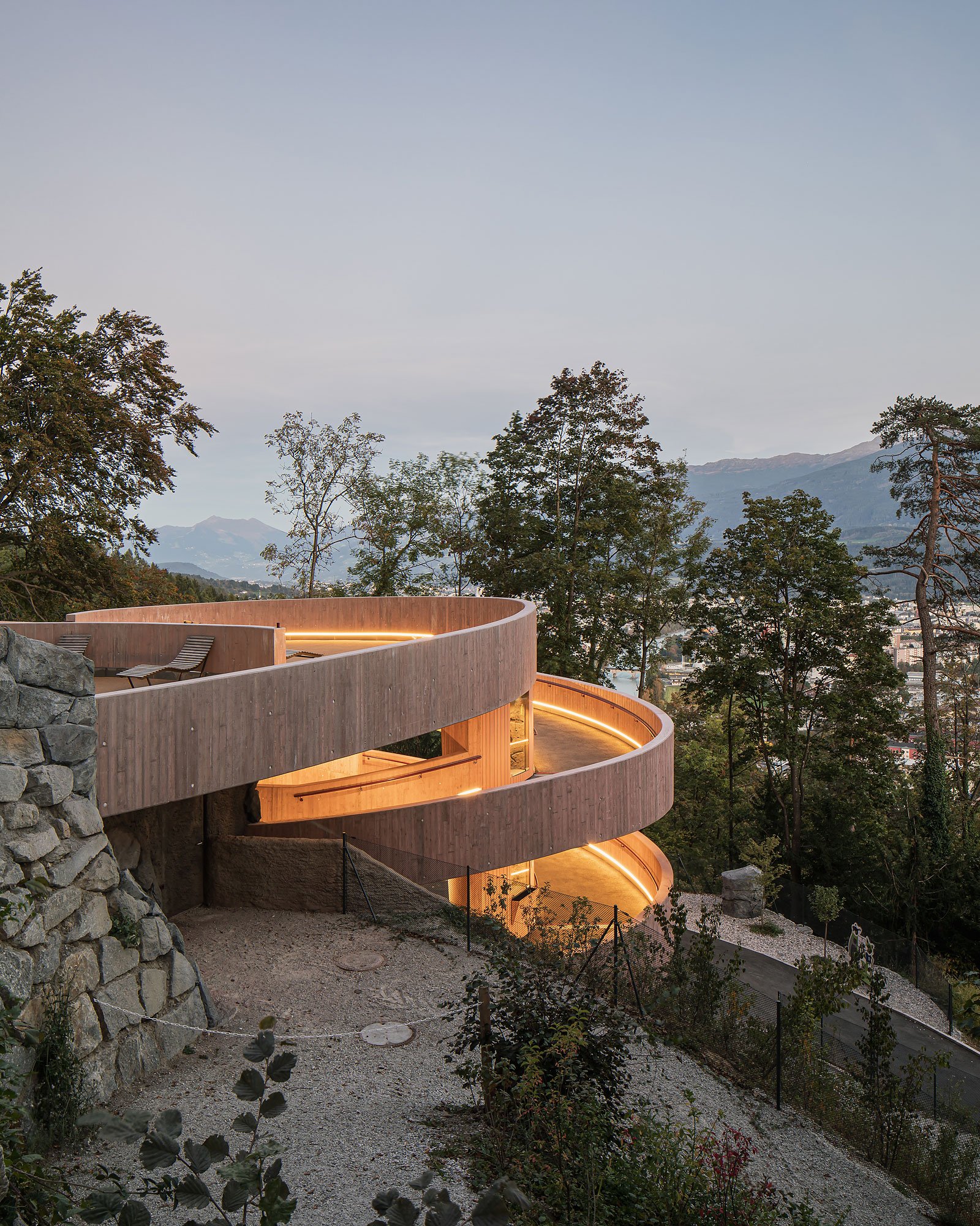 Fuchs- und Dachsgehege, Innsbruck, Mahore Architekten, Alpenzoo, Christian Flatscher, Architekturfotografie, Fotografie, Architektur, Tirol