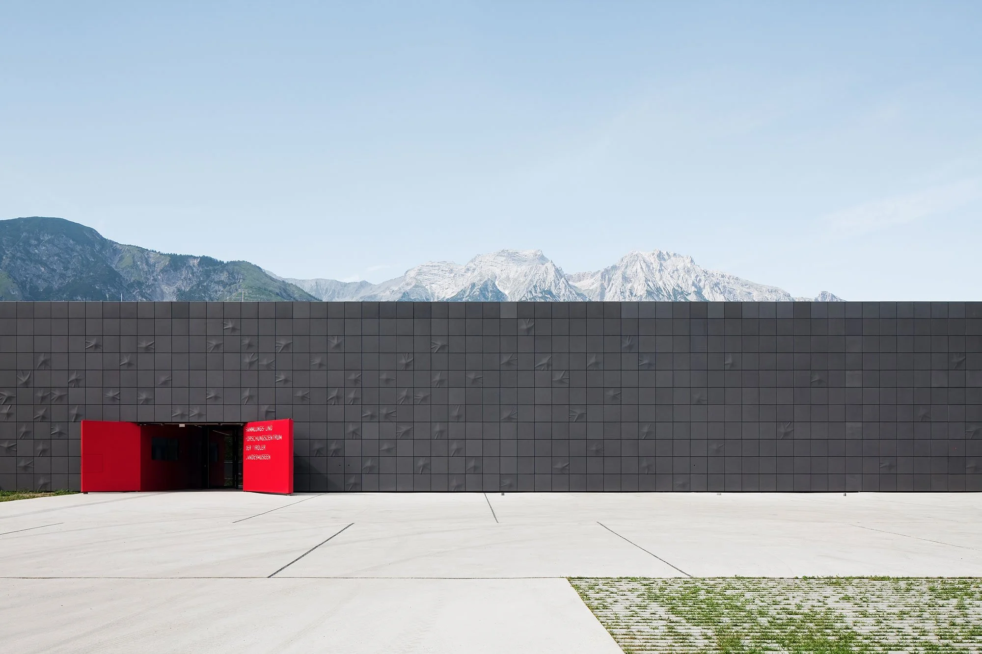 Sammlungszentrum, Hall in Tirol, Tiroler Landesmuseen, Franz und Sue Architekten, Christian Flatscher, Architekturfotografie, Fotografie, Architektur, Tirol
