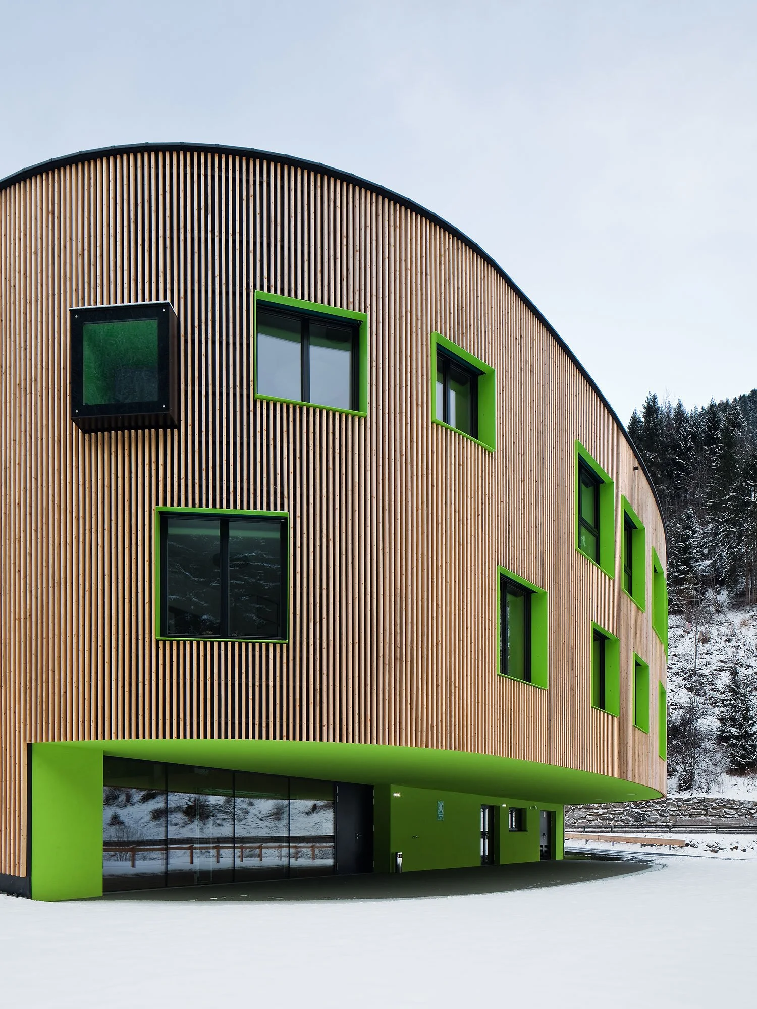 Volksschule Kappl, Kappl, Stoll Wagner Architekten, Philipp Stoll, Reinhard Wagner, Christian Flatscher, Architekturfotografie, Fotografie, Architektur, Tirol