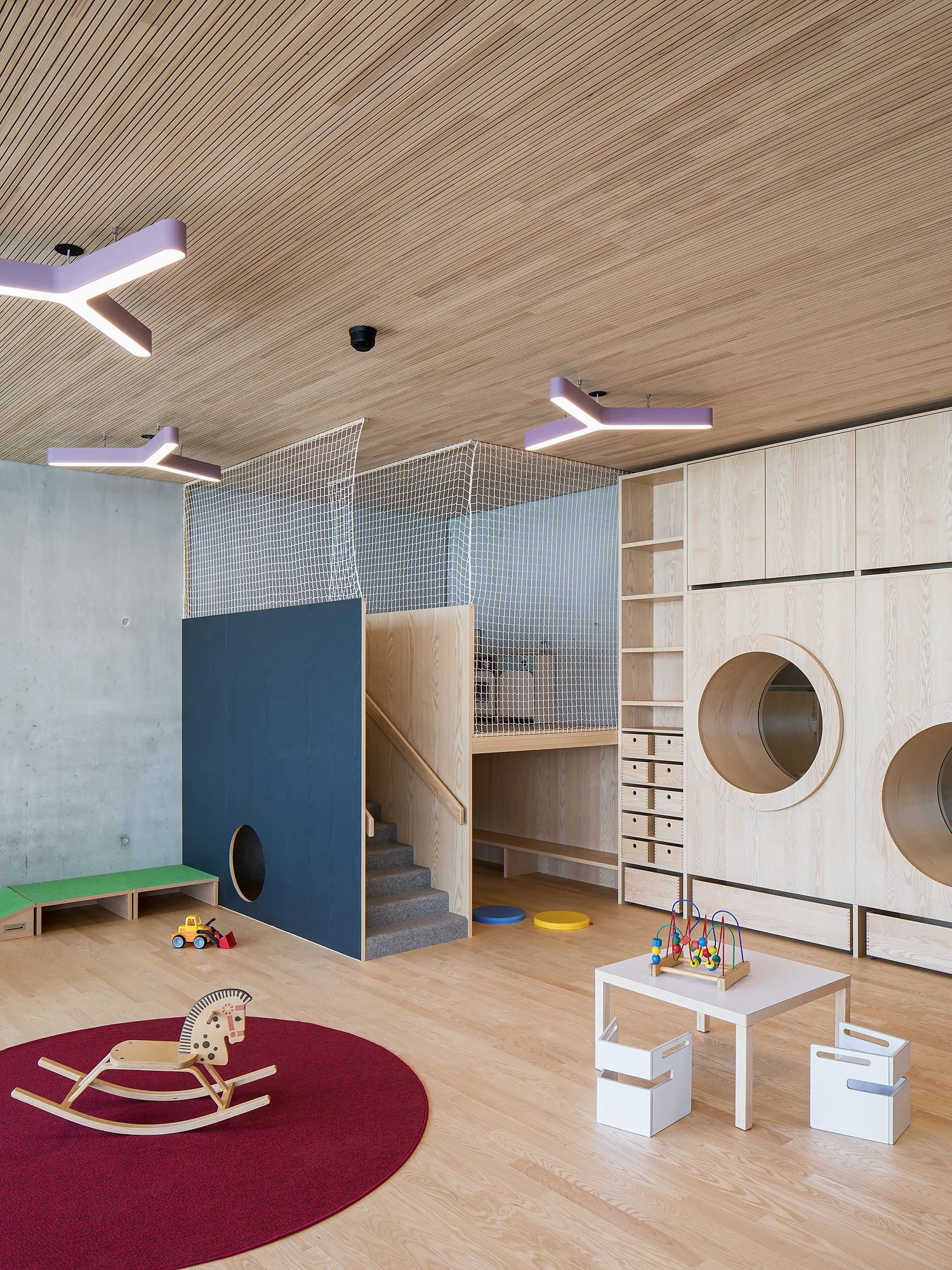 Kindergarten Tarrenz, Tarrenz, Tabernig Zierl Architekten, Martin Tabernig, Alois Zierl, Christian Flatscher, Architekturfotografie, Fotografie, Architektur, Tirol