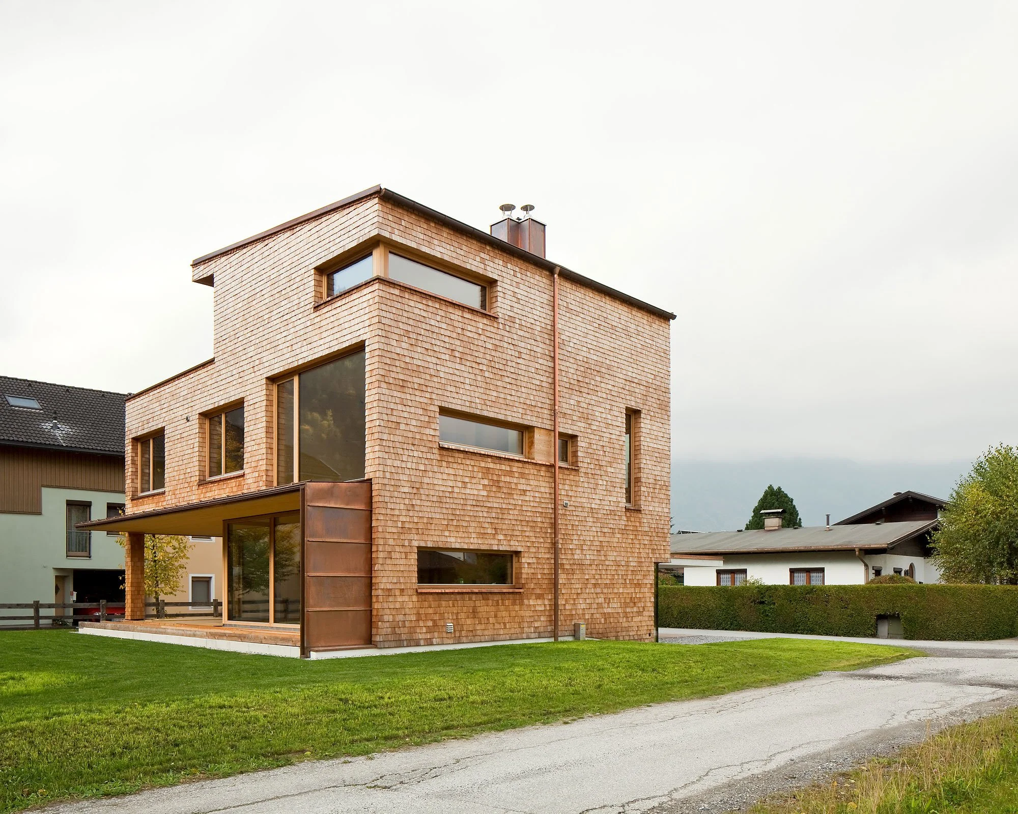 Wohnhaus M, Radfeld, Bruno Moser, Christian Flatscher, Architekturfotografie, Fotografie, Architektur, Tirol