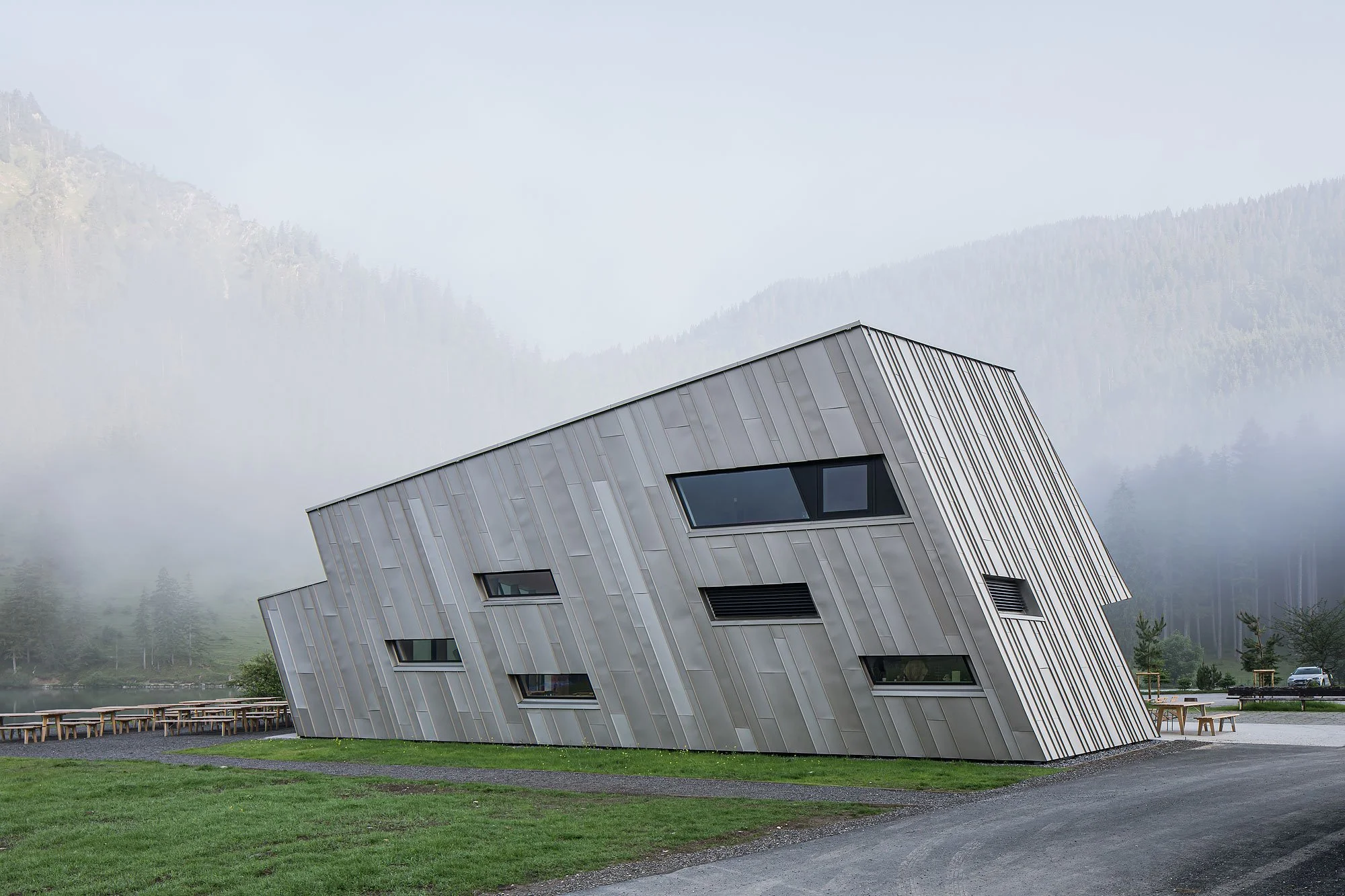 Gasthaus Vilsalpsee, Tannheim, Mario Gasser, Christian Flatscher, Architekturfotografie, Fotografie, Architektur, Tirol