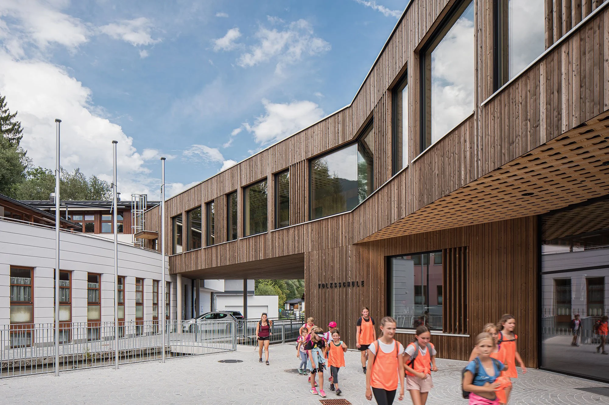Volksschule Breitenbach, Breitenbach am Inn, Johannes Nägele, Christian Flatscher, Architekturfotografie, Fotografie, Architektur, Tirol