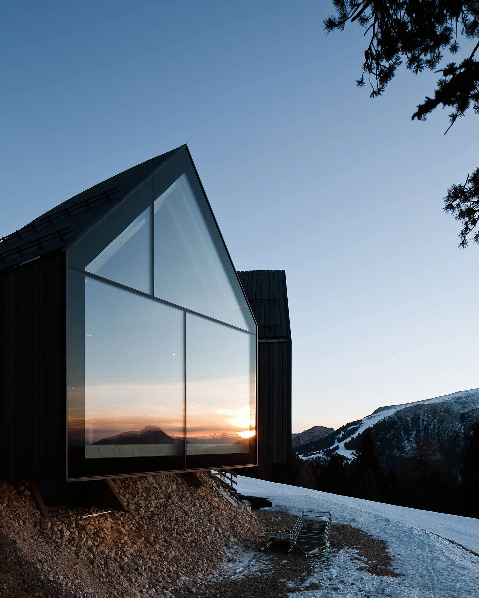 Berghütte Oberholz, Obereggen, Peter Pichler Architecture, Pavol Mikolajcak, Christian Flatscher, Architekturfotografie, Fotografie, Architektur, Südtirol