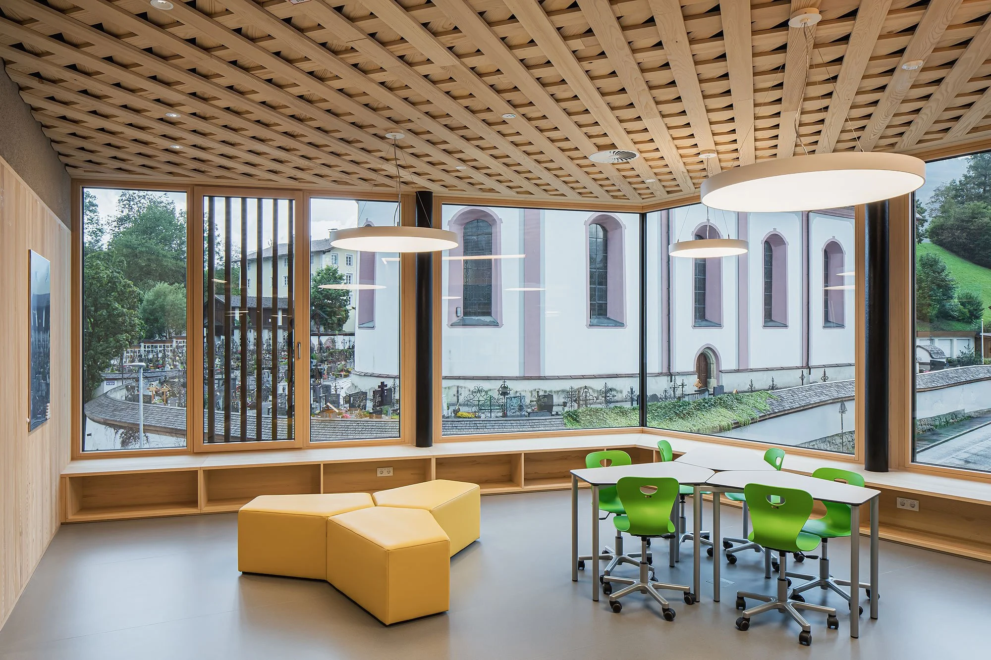 Volksschule Breitenbach, Breitenbach am Inn, Johannes Nägele, Christian Flatscher, Architekturfotografie, Fotografie, Architektur, Tirol