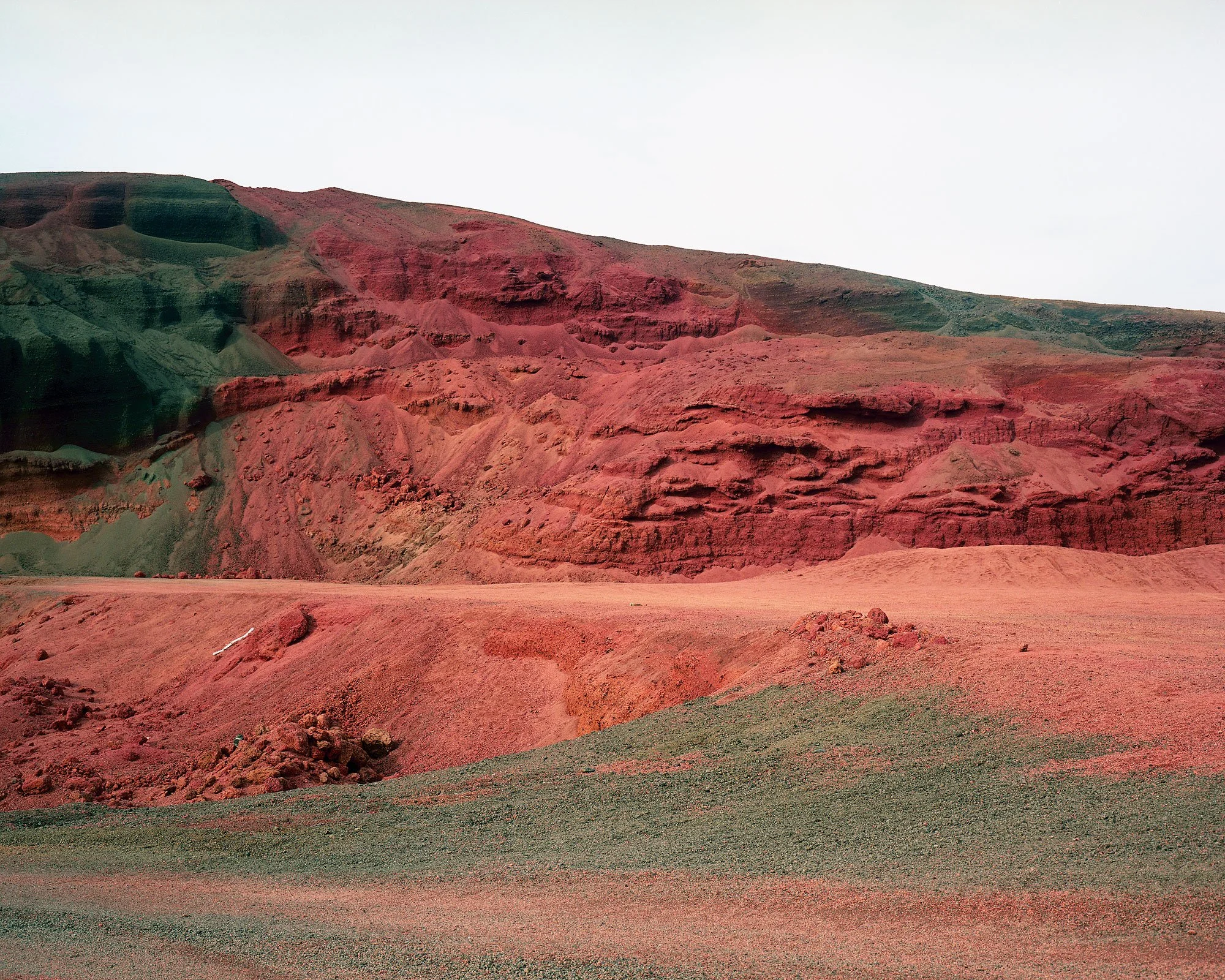 Steinbruch Vulkan Krater, Grimsnes, Island, Mamiya 7, analoge Fotografie, Christian Flatscher