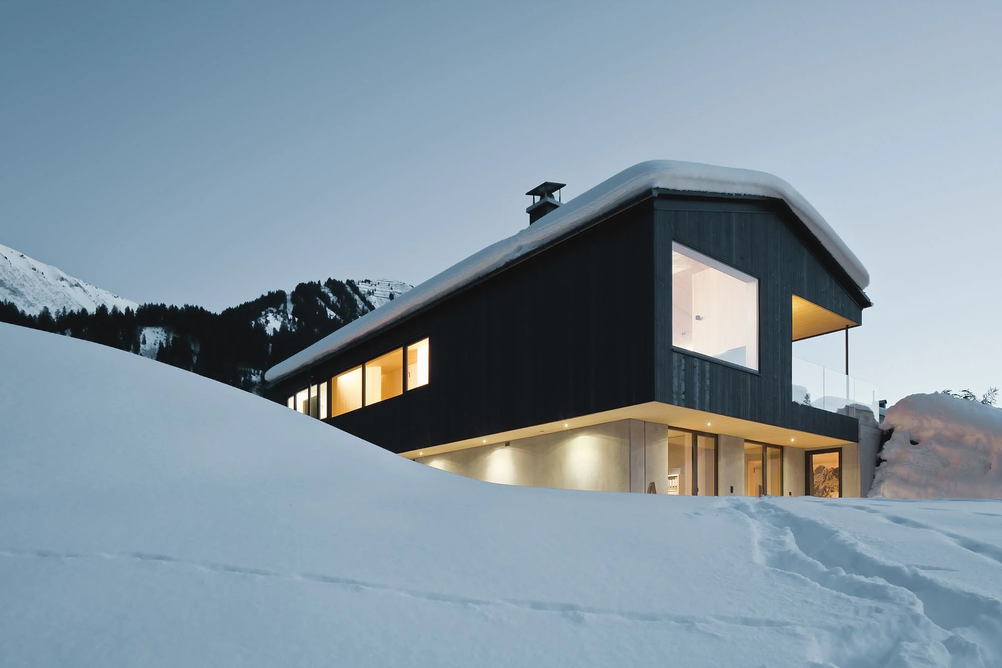 Haus S, Riezlern, Pfanzelt Architekten, Alexander Pfanzelt, Christian Flatscher, Architekturfotografie, Fotografie, Architektur, Vorarlberg