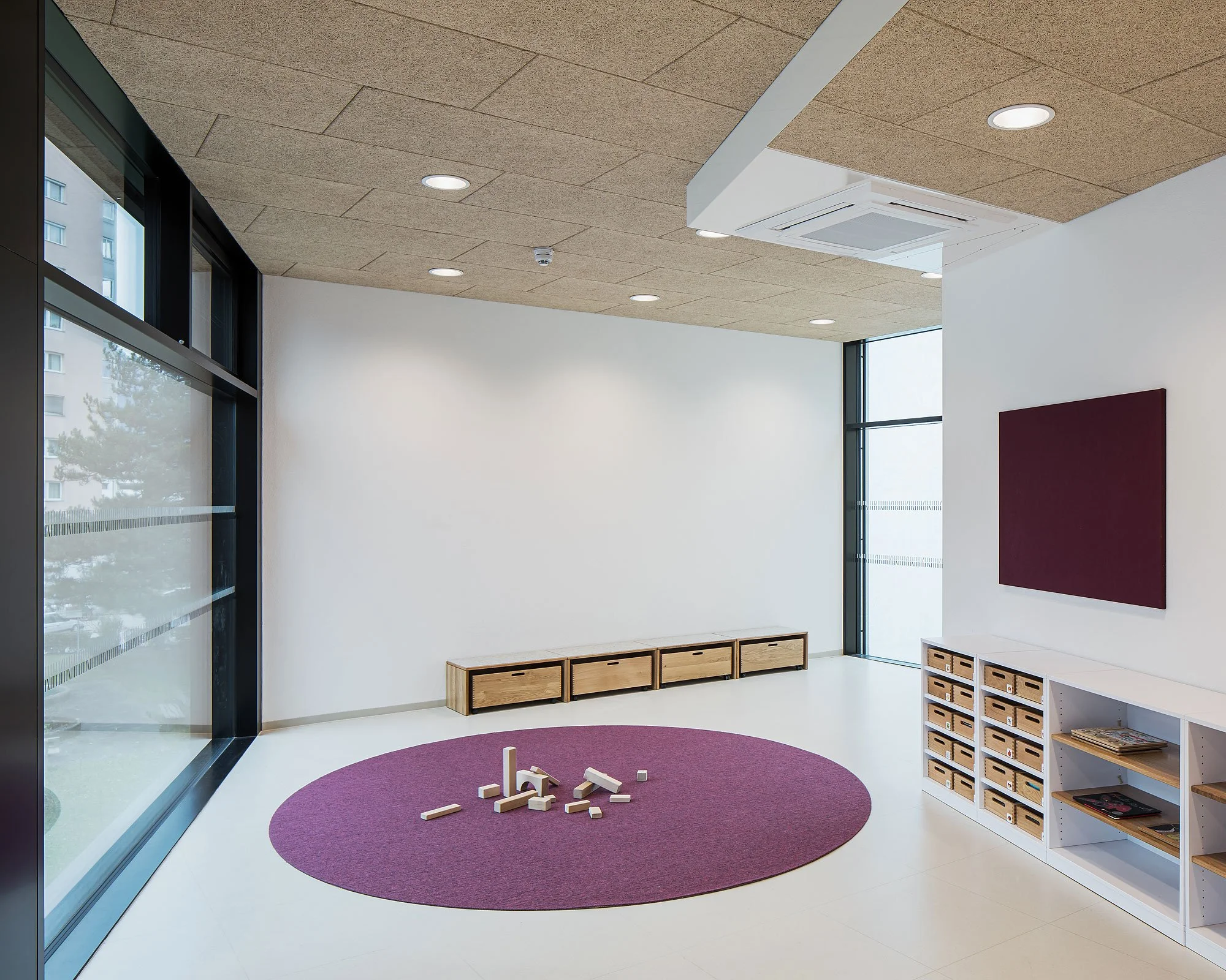Kindergarten Reichenau Süd, Innsbruck, Mario Gasser, IIG, Christian Flatscher, Architekturfotografie, Fotografie, Architektur, Tirol