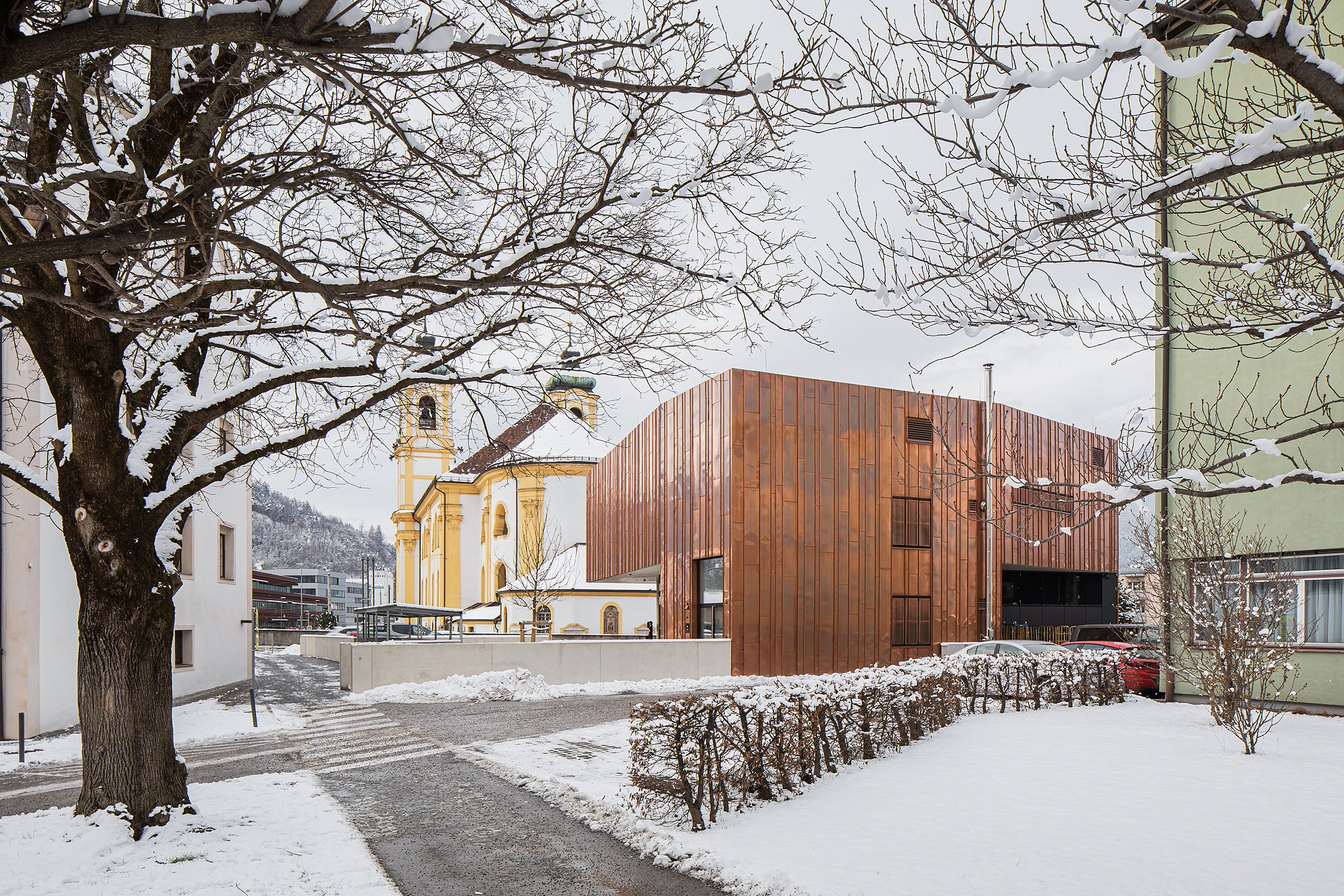 Klangkörper Wilten, Innsbruck, Studio 23 Architektur, Gutmann, Stift Wilten, Wiltener Sängerknaben, Christian Flatscher, Architekturfotografie, Fotografie, Architektur, Tirol