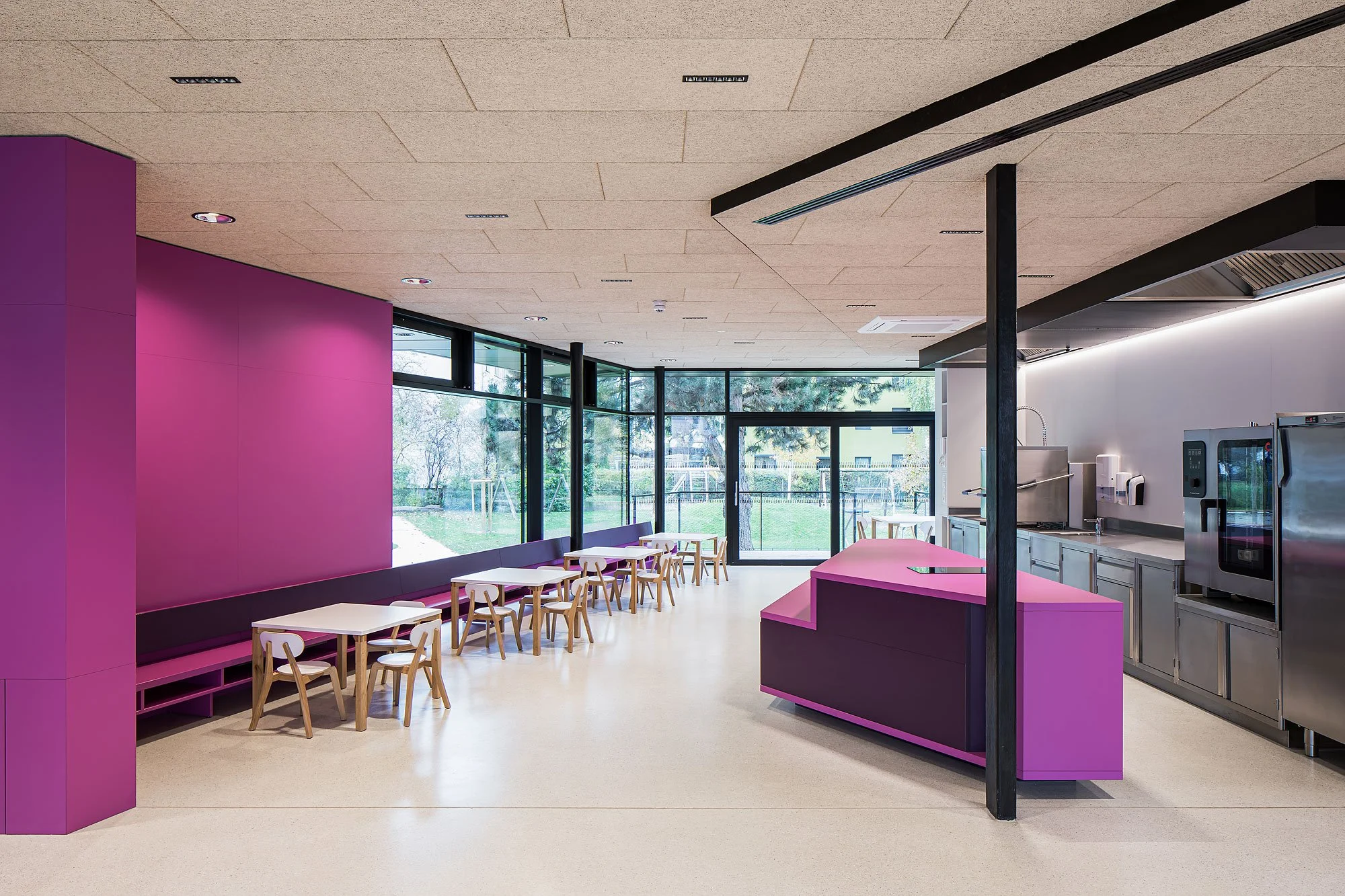 Kindergarten Reichenau Süd, Innsbruck, Mario Gasser, IIG, Christian Flatscher, Architekturfotografie, Fotografie, Architektur, Tirol