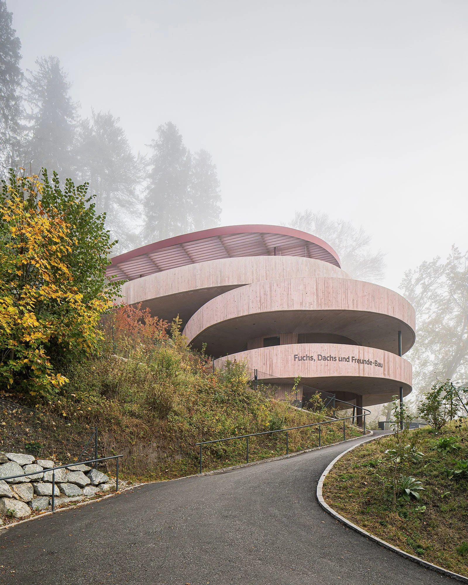 Fuchs- und Dachsgehege, Innsbruck, Mahore Architekten, Alpenzoo, Christian Flatscher, Architekturfotografie, Fotografie, Architektur, Tirol