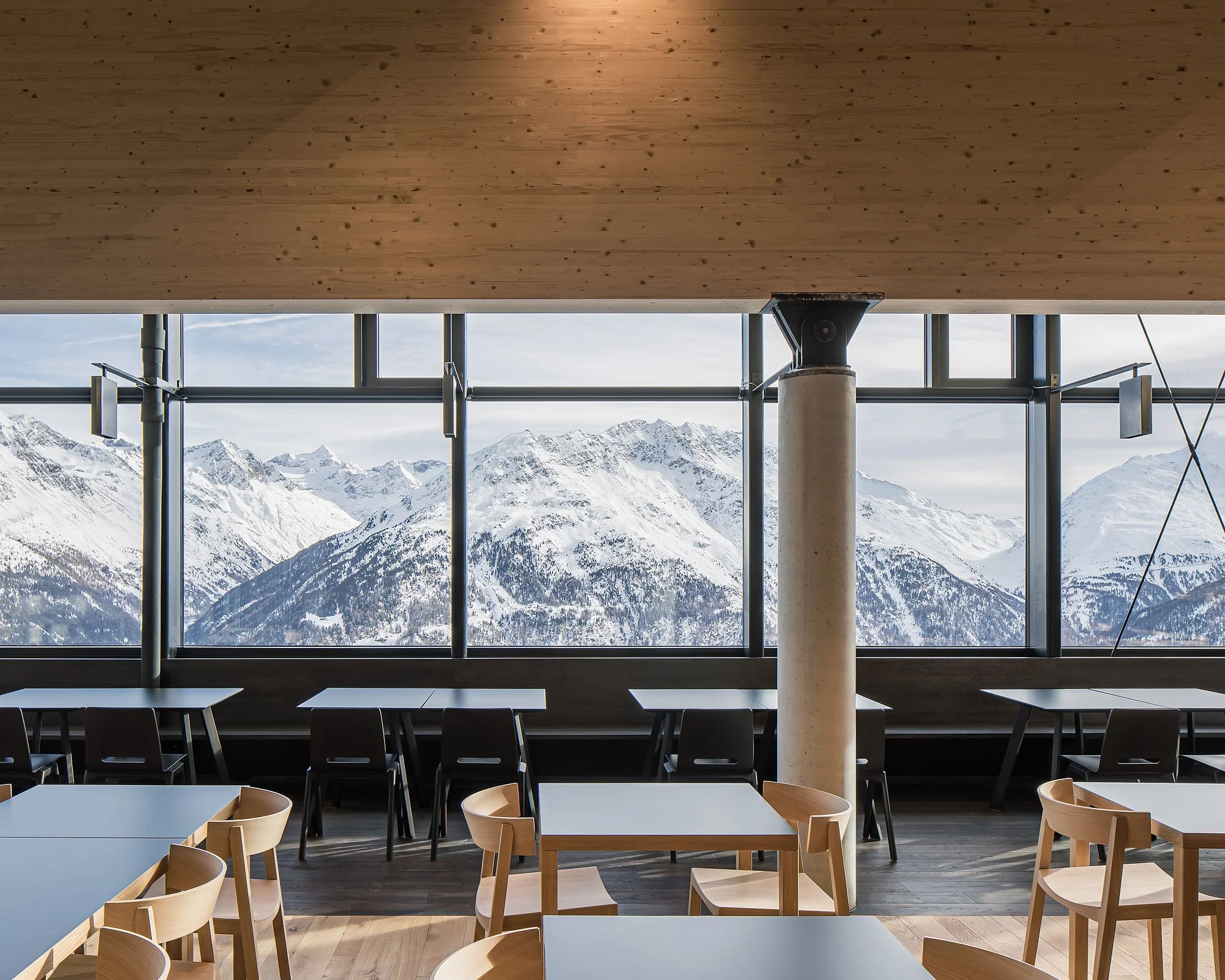 Mittelstation Gaislachkogl, Sölden, Obermoser + Partner Architekten, Christian Flatscher, Architekturfotografie, Fotografie, Architektur, Tirol