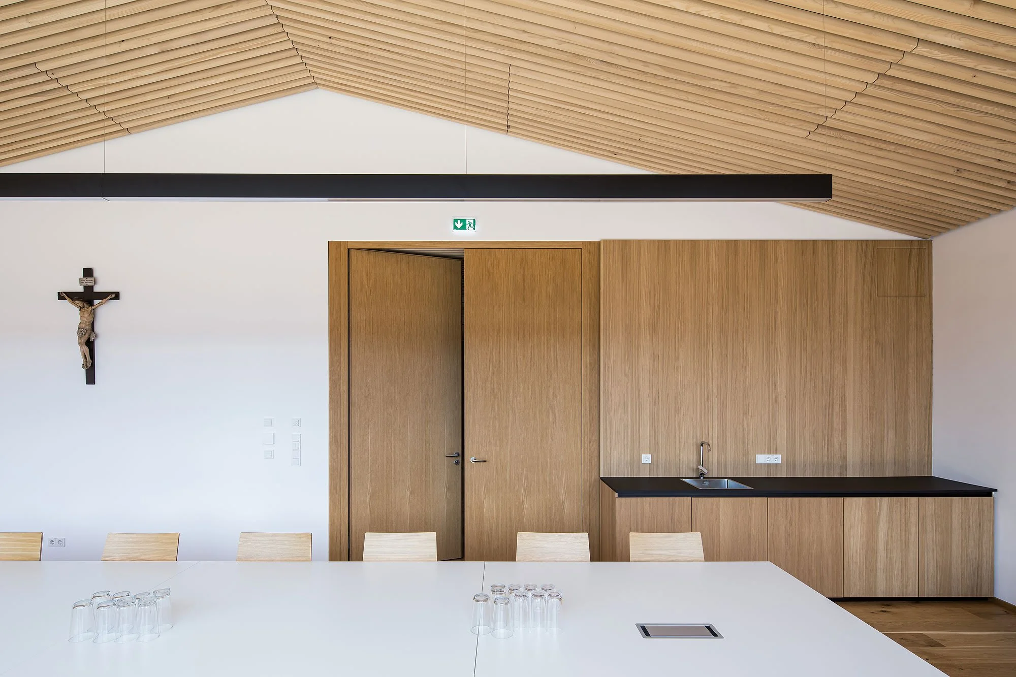 Dorfzentrum Niederndorf, Niederndorf, Bernhard Berger, Wolfgang Ritter, Christian Flatscher, Architekturfotografie, Fotografie, Architektur, Tirol