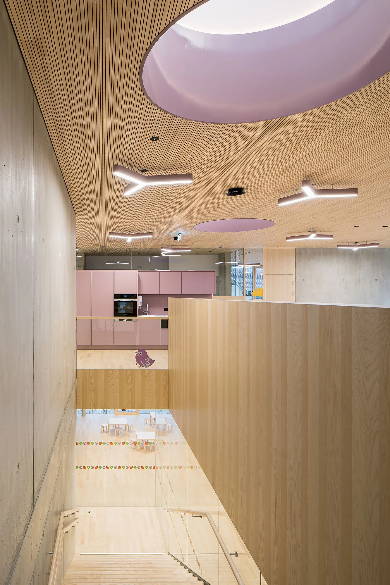 Kindergarten Tarrenz, Tarrenz, Tabernig Zierl Architekten, Martin Tabernig, Alois Zierl, Christian Flatscher, Architekturfotografie, Fotografie, Architektur, Tirol