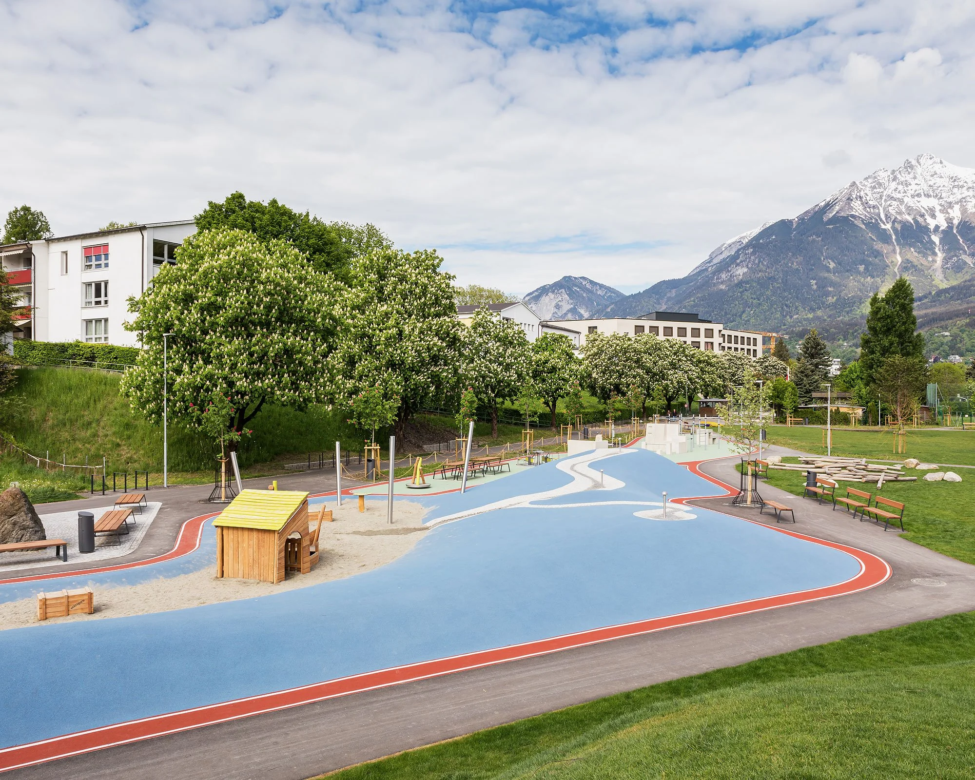 Park in Pradl, Innsbruck, Kieran Fraser Landscape Design, Kieran Fraser, Christian Flatscher, Architekturfotografie, Fotografie, Landschaftsarchitektur, Tirol