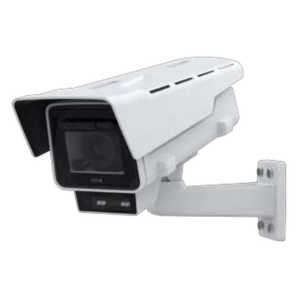 Robotics Cats LookOut wildfire detection camera unit in its weatherproof housing on a wall bracket