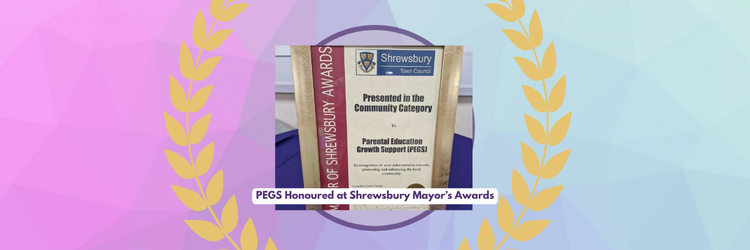 PEGS Honoured at Shrewsbury Mayor’s Awards for Community Contribution