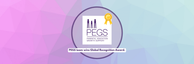 PEGS team wins Global Recognition Award.