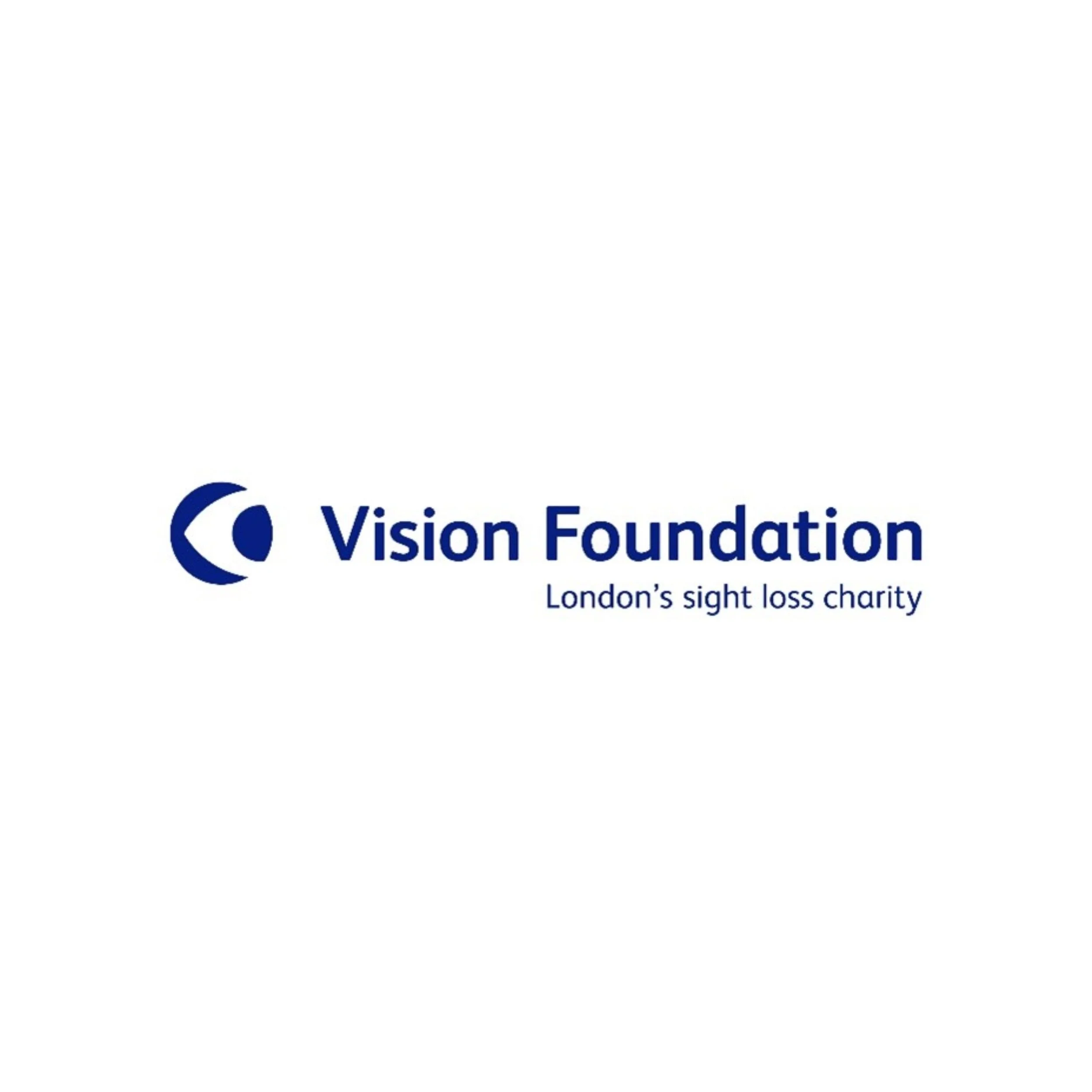 Logo for the Vision Foundation, a London-based charity supporting sight loss.