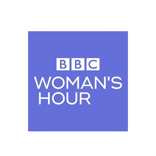 BBC Woman's Hour logo on a blue background.
