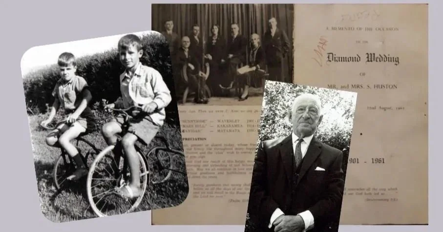 Collating different scans and images from relatives around the world.