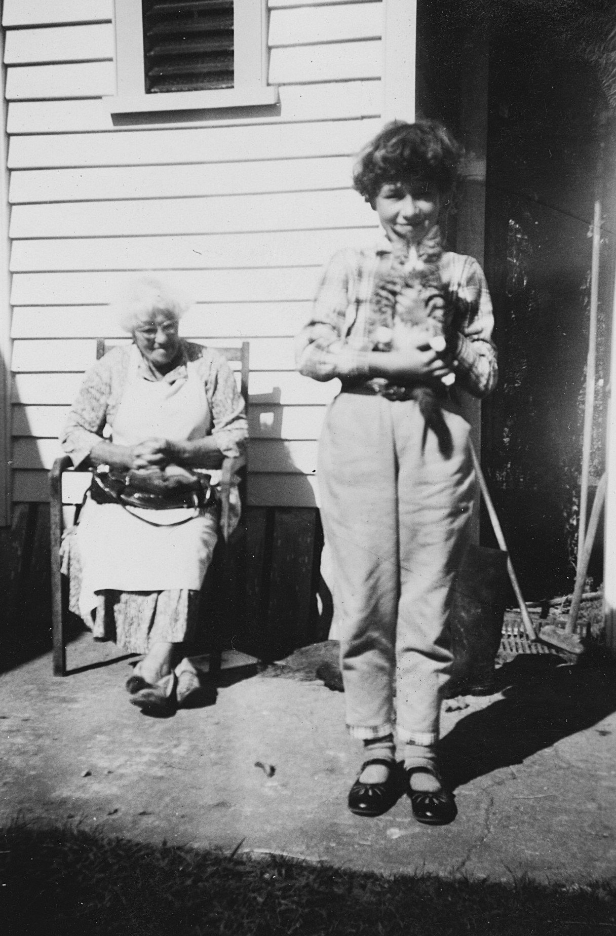 Huston Family Archive - Jane with Nan