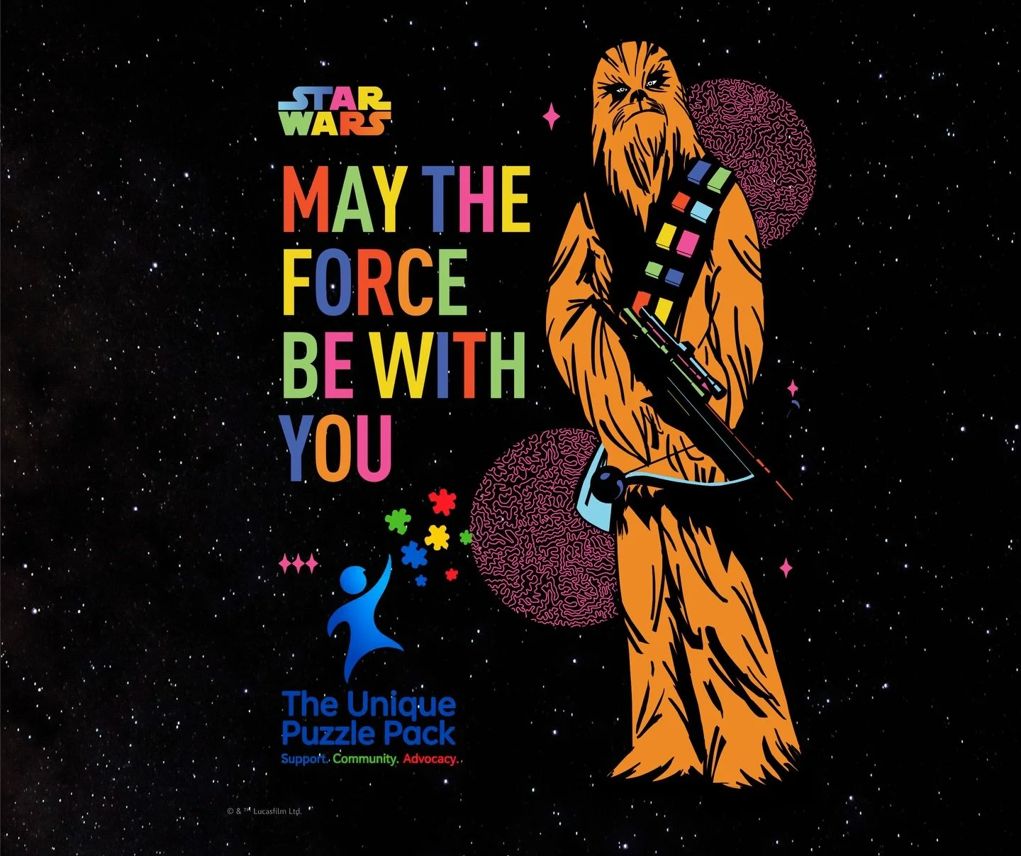 May the 4th be with you ✨

Just like every hero in Star Wars, no two journeys look the same&mdash;and no one succeeds alone.

At The Unique Puzzle Pack, we believe every child deserves a strong community around them. A place to feel understood, suppo