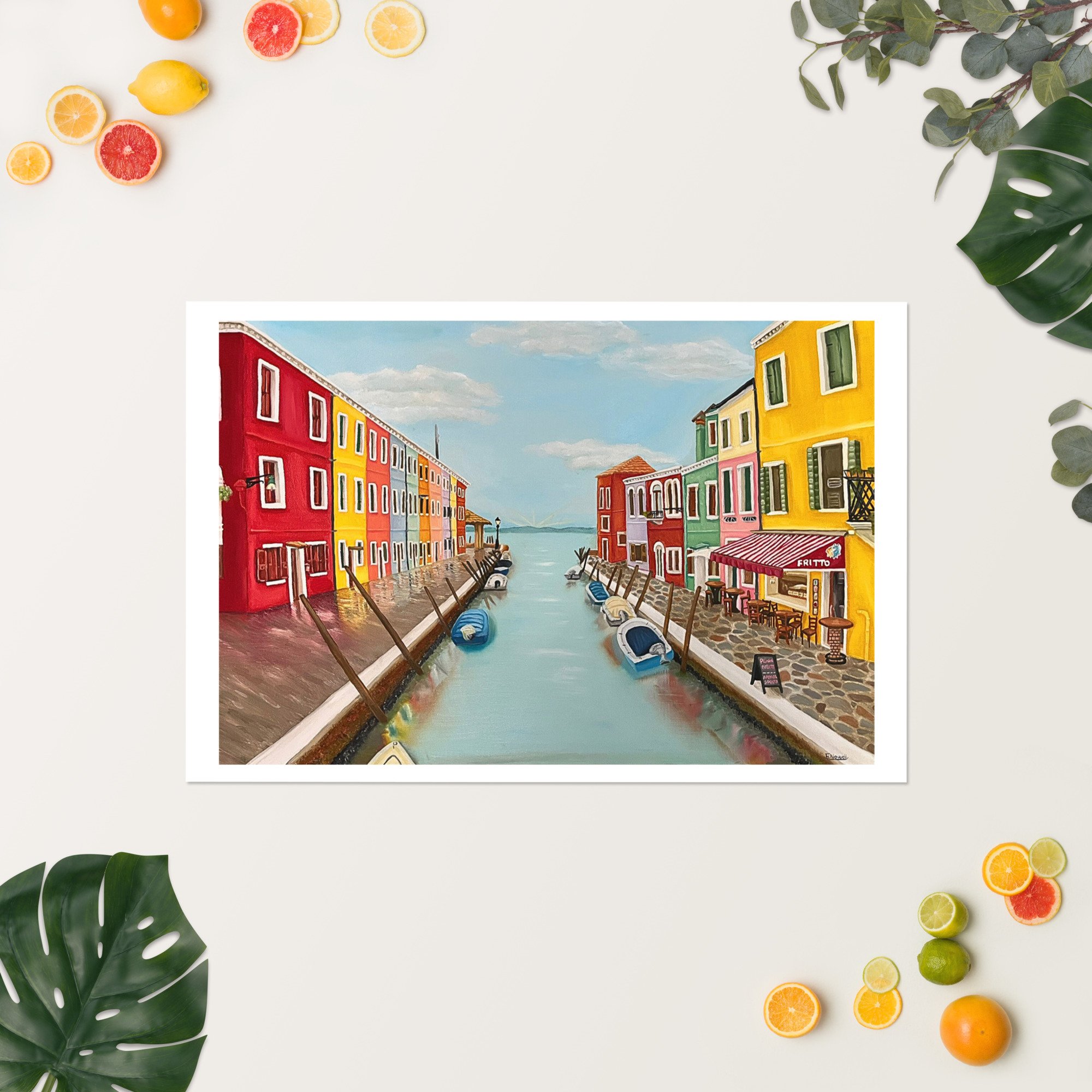 'Summer in Burano' Prints