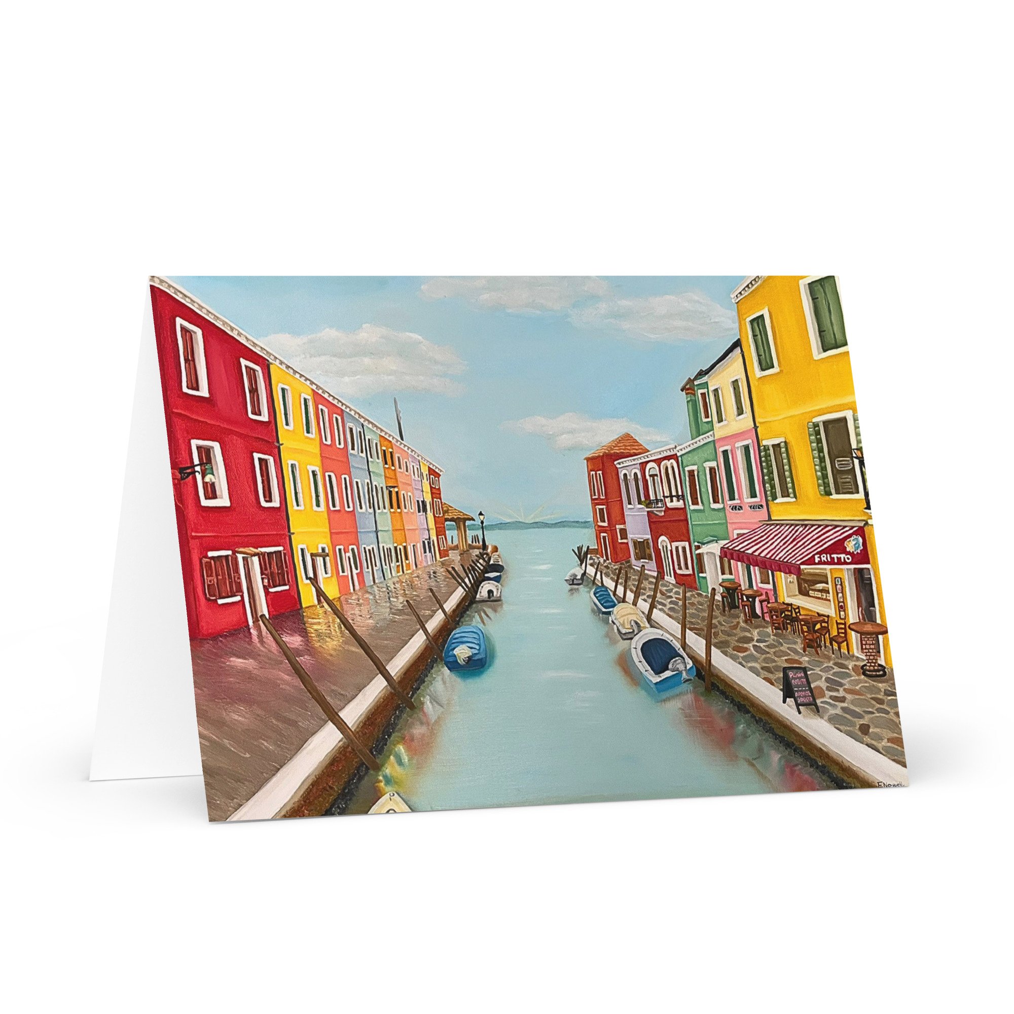 'Summer in Burano' Card
