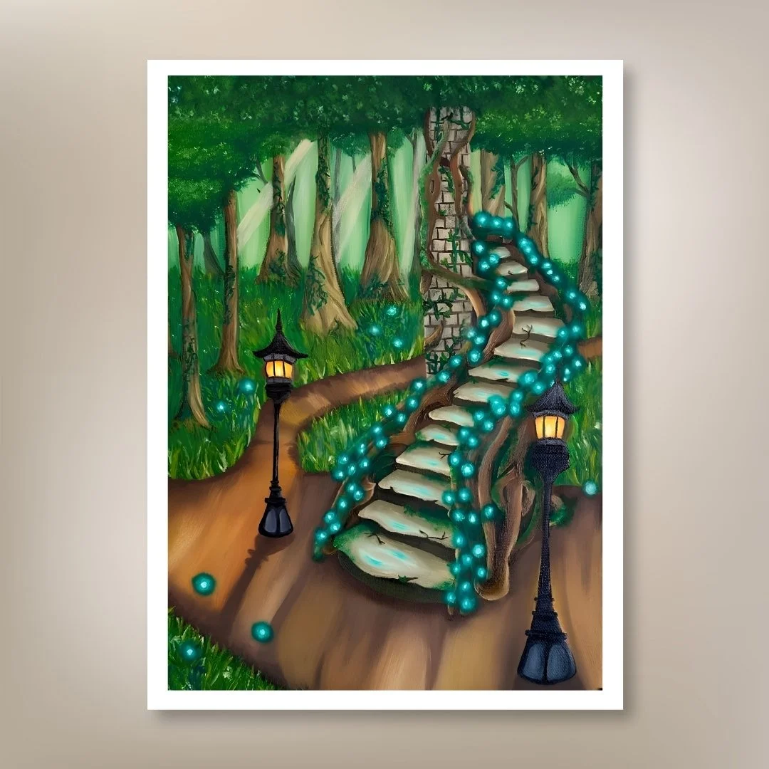 'Enchanted Staircase' Prints