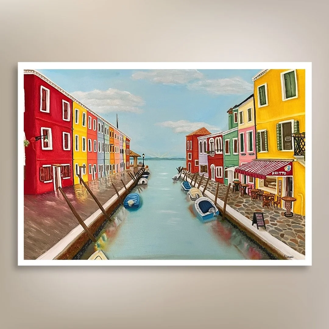 'Summer in Burano' Prints