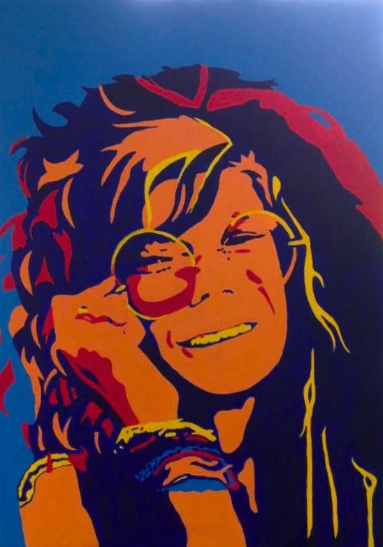 acrylic musician commission artwork