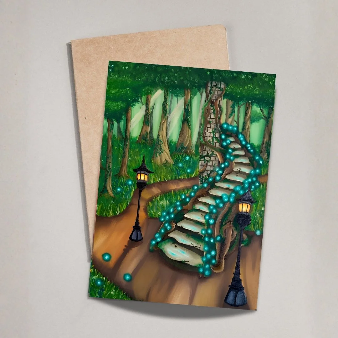 Enchanted Staircase Cards