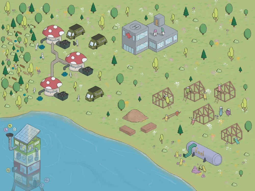 Nature’s Tiny Engineers: Building Structures on a Microscopic Scale