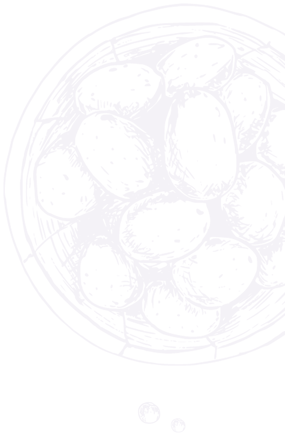 Abstract illustration depicting a circular object with multiple smaller circular elements inside, resembling a stylized representation of cells or bubbles.