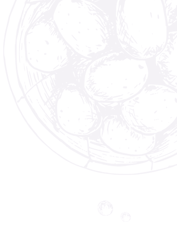 An illustration of pepperoni slices on a pizza with two small pepperoni slices falling below.
