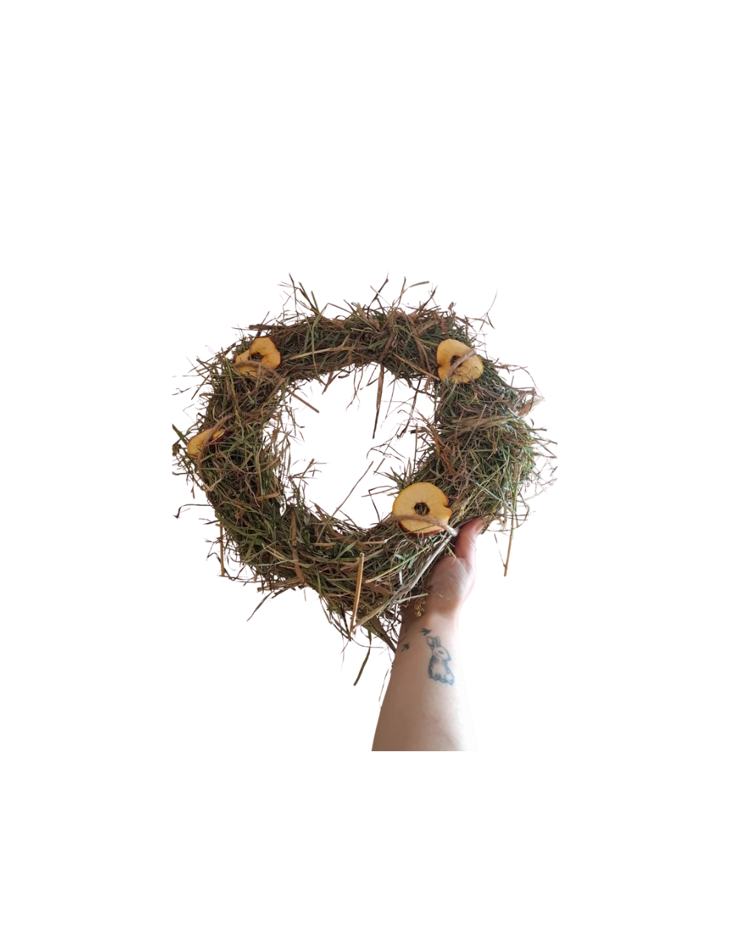 Couronne de foin à la pomme
