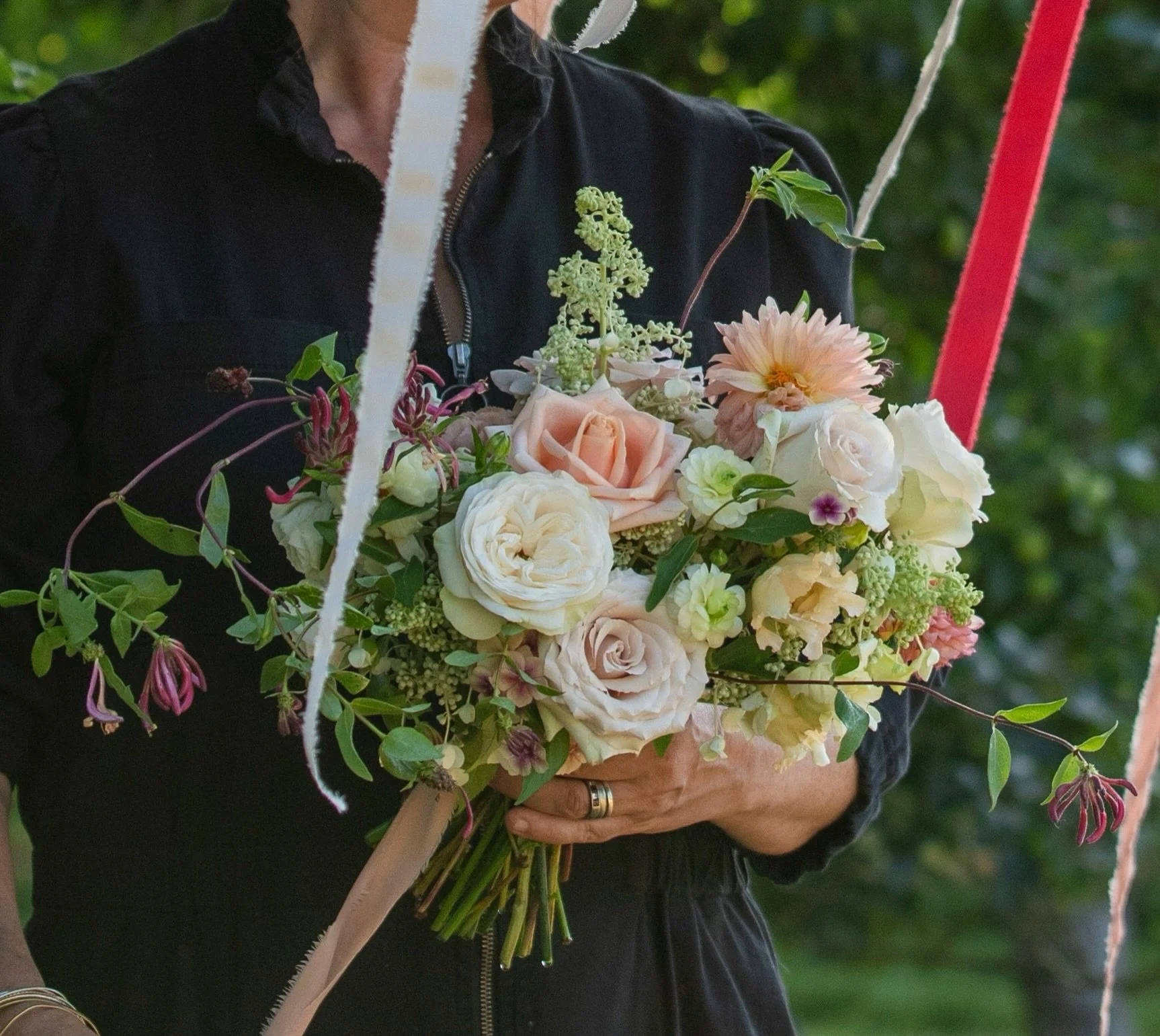 A bouquet amongst the ribbons &hellip;&hellip;.