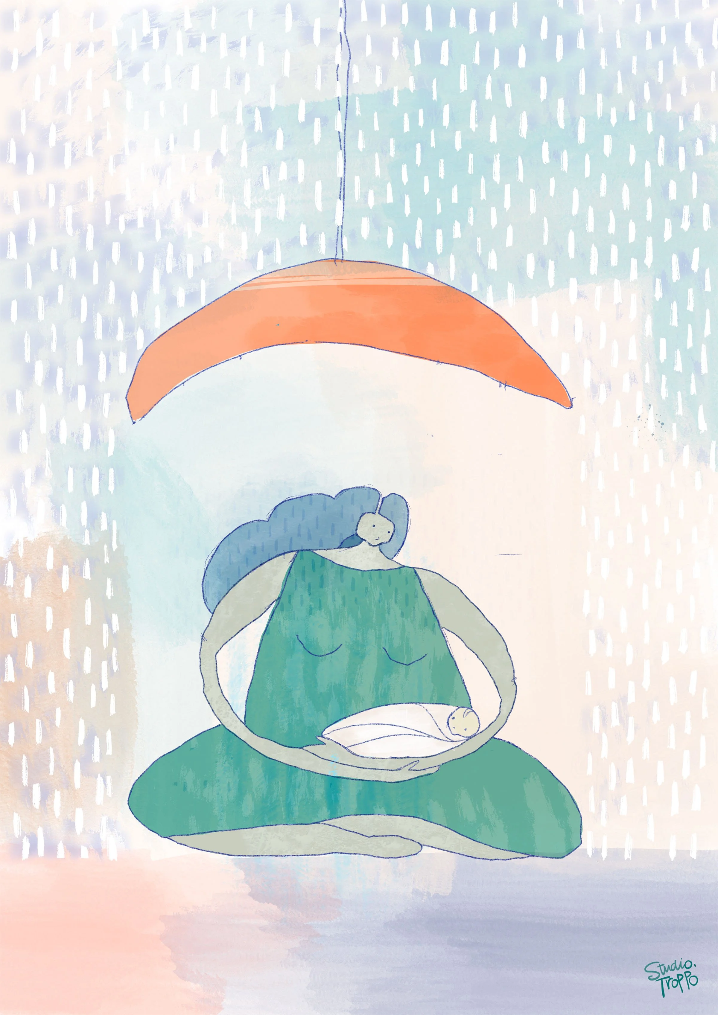 Holding space A4 print