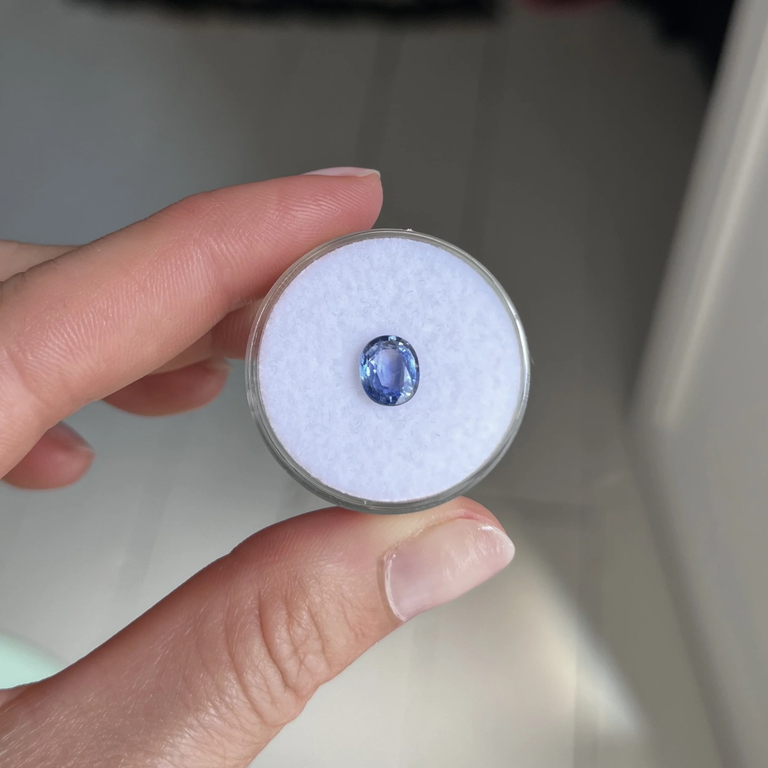 1.45-carat sapphire