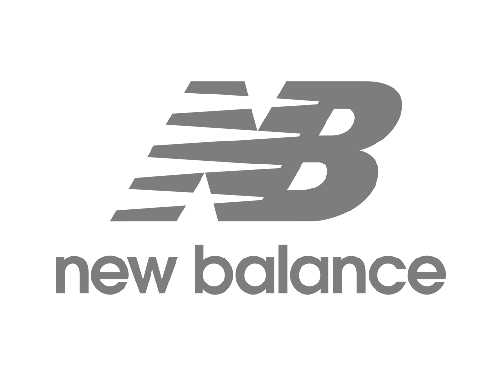 The New Balance logo featuring a stylized 'N' and 'B' with horizontal lines and the text 'new balance' below.