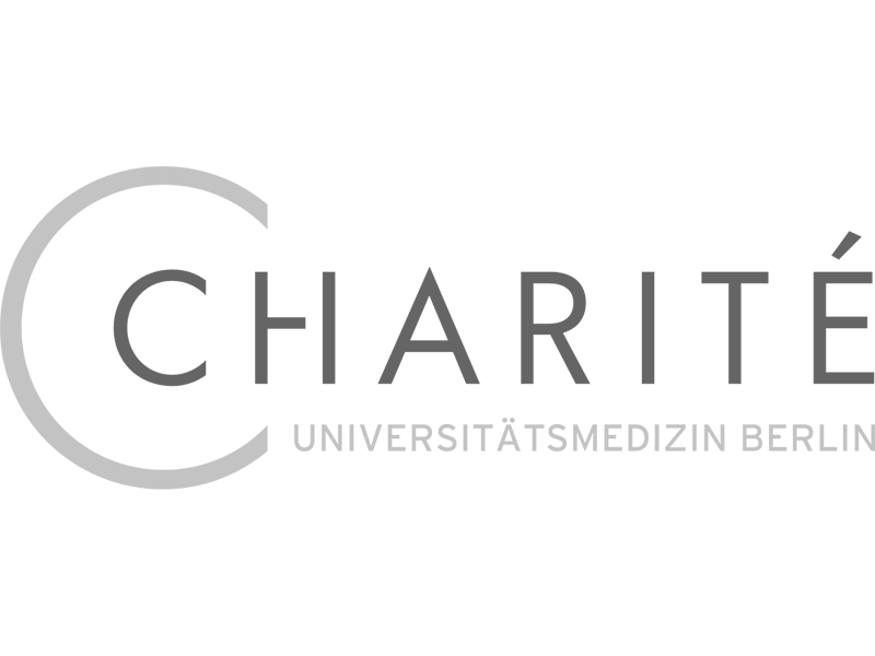 Logo of Universitätsmedizin Berlin, featuring a stylized 'C' and the university's name.