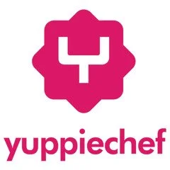 Yuppiechef logo with pink emblem and text